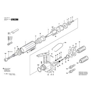 Запчасти для прямой шлифовальной машины Bosch 180 WATT-SERIE 180 WATT 0607253101