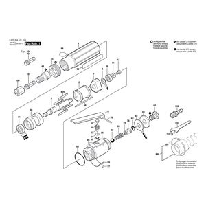 Запчасти для прямой шлифовальной машины Bosch 120 WATT-SERIE 120 WATT 0607254101