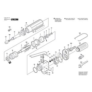 Запчасти для прямой шлифовальной машины Bosch 120 WATT-SERIE 120 WATT 0607254105