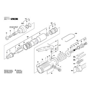 Запчасти для прямой шлифовальной машины Bosch 400 WATT-SERIE 400 WATT 0607261101
