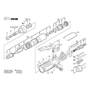 Запчасти для прямой шлифовальной машины Bosch 400 WATT-SERIE 400 WATT 0607261102, деталировка 1