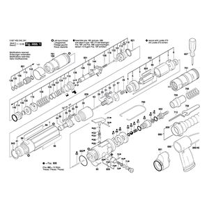 Запчасти для шуруповерта Bosch 180 WATT-SERIE 180 WATT 0607453241, деталировка 1