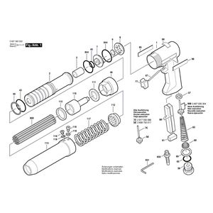 Запчасти для гвоздезабивателя Bosch 0607560502