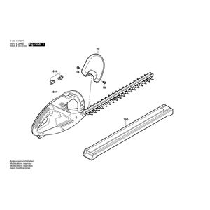 Запчасти для кустореза Bosch AHS 42-16 230 V 3600H47103