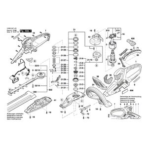 Запчасти для кустореза Bosch AHS 70-34 230 V 3600H47K01