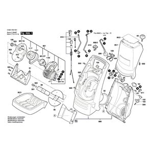 Запчасти для измельчителя садового Bosch AXT RAPID 2200 230 V 3600H53601
