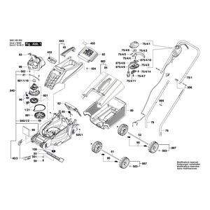 Запчасти для газонокосилки Bosch ARM 32 230 V 3600H85B02