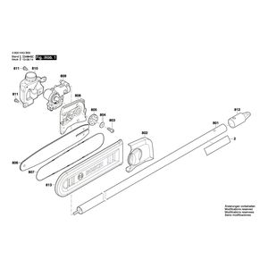 Запчасти для сучкореза Bosch AMW 10 SG 230 V 3600HA3B00