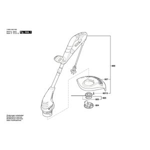 Запчасти для триммера для травы Bosch ART 26 SL 230 V 3600HA5100