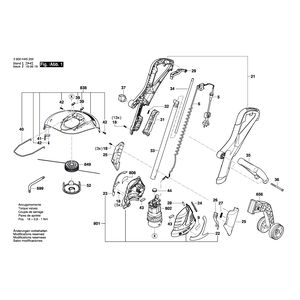 Запчасти для триммера для травы Bosch ART 30 230 V 3600HA5400