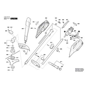 Запчасти для моторной косы Bosch AFS 23-37 230 V 3600HA9000