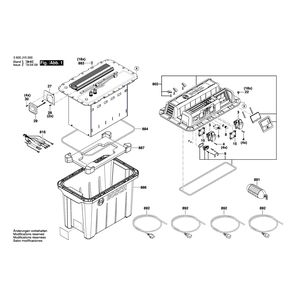 Запчасти для генератора Bosch GEN 230V-1500 230 V 3600J15000