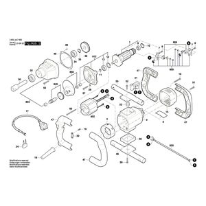Запчасти для мешалки Bosch GRW 12 E 230 V 3601AA7000, деталировка 1 Запчасти для мешалки Bosch GRW 12 E 230 V 3601AA7000, деталировка 1