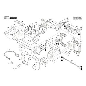 Запчасти для мешалки Bosch GRW 18-2 E 230 V 3601AA8000