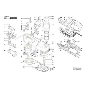 Запчасти для летночного пильного станка Bosch GCB 18 V-LI 230 V 3601BA0300