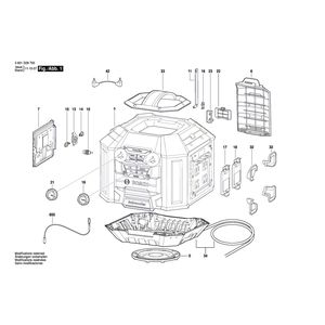 Запчасти для радио-бокса Bosch GML 20 230 V 3601D29700