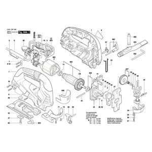 Запчасти для электролобзика Bosch GST 850 BE 230 V 3601E8F120