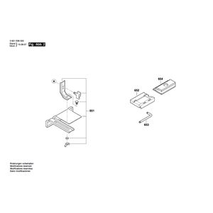 Запчасти для рубанка Bosch GHO 6500 230 V 3601E96000, деталировка 2