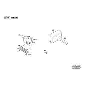 Запчасти для рубанка Bosch GHO 16-82 D 230 V 3601EA4000, деталировка 2