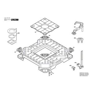 Запчасти для стола Bosch GTD 1 230 V 3601F0CZ00