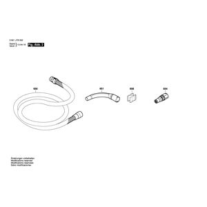 Запчасти для универсального пылесоса Bosch GAS 20 L SFC 230 V 3601J7B002, деталировка 2