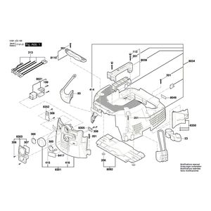 Запчасти для универсального пылесоса Bosch GAS 35 M AFC 230 V 3601JC3100, деталировка 1