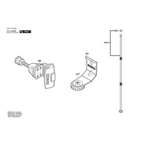 Запчасти для сучкореза Bosch BT 350 3601K15B00, деталировка 1