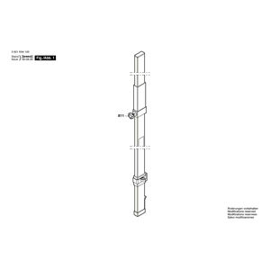 Запчасти для измерительной рейки Bosch GR 240 Prof 3601K94100, деталировка 1 Запчасти для измерительной рейки Bosch GR 240 Prof 3601K94100, деталировка 1