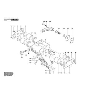Запчасти для торцевочной тяговой пилы Bosch GCM 800 SJ 230 V 3601M19000, деталировка 6