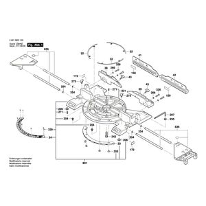 Запчасти для торцевочной тяговой пилы Bosch GCM 12 SDE 230 V 3601M23100