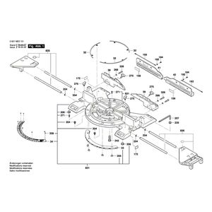 Запчасти для торцевочной тяговой пилы Bosch GCM 12 SDE 230 V 3601M23101