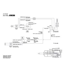 Запчасти для металлического резака для сухой резки Bosch GCD 12 JL 230 V 3601M28001, деталировка 3