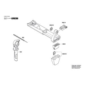 Запчасти для ударной дрели Bosch PSB 9000-2-RE 230 V 3603A73004, деталировка 2