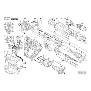 Запчасти для перфоратора Bosch PBH 2900 FRE 230 V 3603C93100