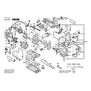 Запчасти для маятниковой лобзиковой пилы Bosch PST 1000 CE 230 V 3603C96000