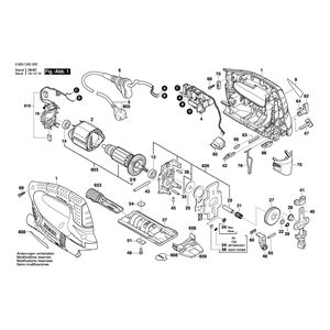 Запчасти для электролобзика Bosch PST 900 PEL 230 V 3603CA0200