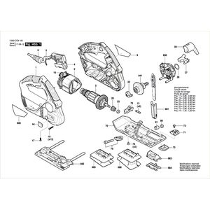 Запчасти для мульти-пилы Bosch AdvancedCut 50 230 V 3603CC8100