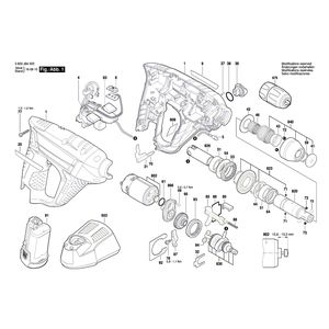 Запчасти для аккумуляторного отбойного молотка Bosch Uneo 12 V 3603J84002