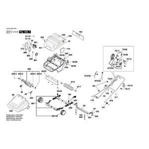 Запчасти для газонокосилки Bosch CONCORDE 32 230 V 3616C00S75