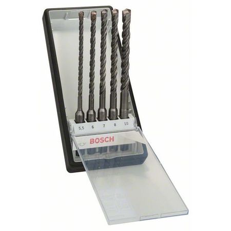 Набор Robustline SDS plus-5, 5шт. 6/6/8/8/10 x 165 мм