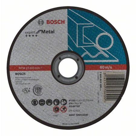 Отрезной круг Expert по металлу 150 x 1.6 мм, прямой Отрезной круг Expert по металлу 150 x 1.6 мм, прямой