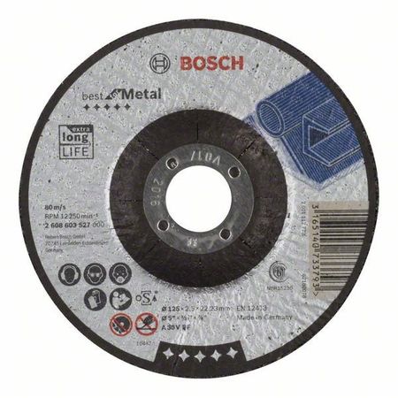 Отрезной круг Best по металлу 125x2,5 мм, вогнутый Отрезной круг Best по металлу 125x2,5 мм, вогнутый