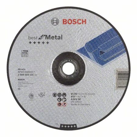 Отрезной круг Best по металлу 230x2,5 мм, вогнутый Отрезной круг Best по металлу 230x2,5 мм, вогнутый
