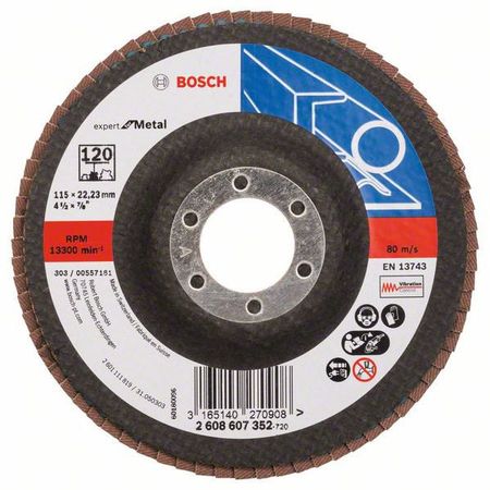Лепестковый шлифкруг X551 Expert for Metal 115 мм K120 прям. Лепестковый шлифкруг X551 Expert for Metal 115 мм K120 прям.