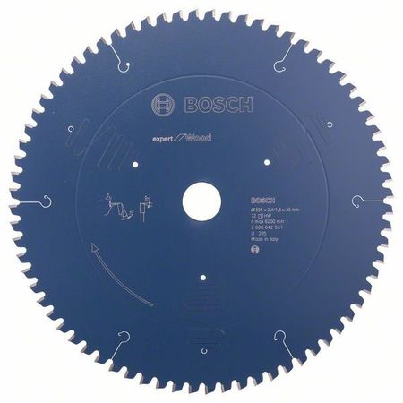 Expert for Wood Торц. пила 305x30x2.4/1.8 72T ATB neg