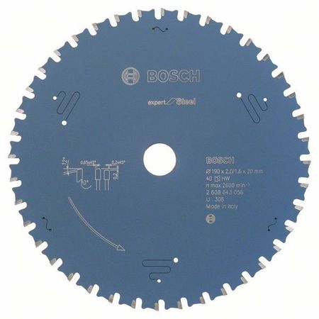 Пильный диск 190x20 40 Expert for Steel Пильный диск 190x20 40 Expert for Steel