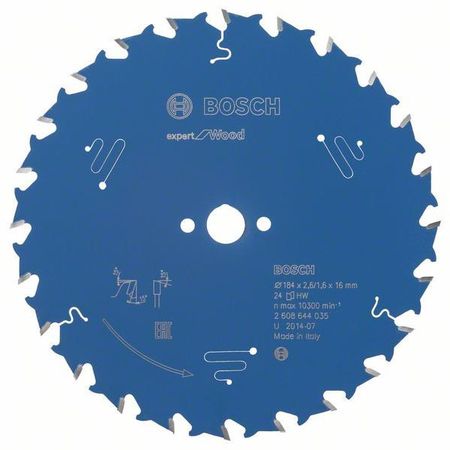 Пильный диск Expert for Wood 184x16x2.6/1.6x24T