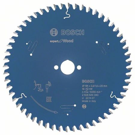 Пильный диск Expert for Wood 184x20x2.6/1.6x56T