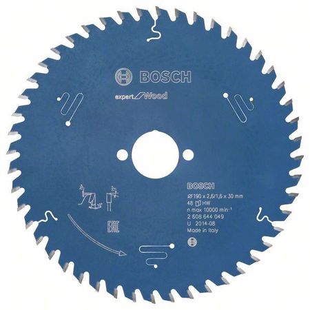 Пильный диск Expert for Wood 190x30x2.6/1.6x48T