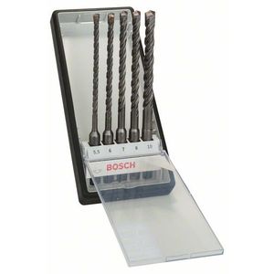 Набор Robustline SDS plus-5, 5шт. 6/6/8/8/10 x 165 мм
